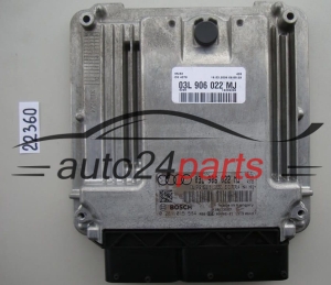 Μονάδα Ελέγχου Κινητήρα AUDI A4 2.0 TDI BOSCH 0 281 015 584, 0281015584, 03L 906 022 MJ, 03L906022MJ, EDC17CP14