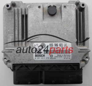 Μονάδα Ελέγχου Κινητήρα  SEAT LEON 1.9 TDI BOSCH 0 281 013 279, 0281013279, 03G 906 021 LK, 03G906021LK, EDC16U34 