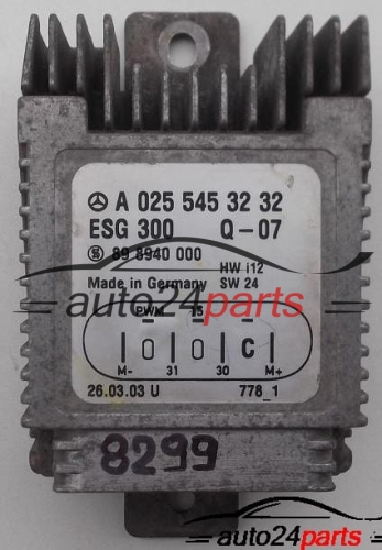 ECU COLLING MODULE MERCEDES A-CLASSE A025545322 898940000