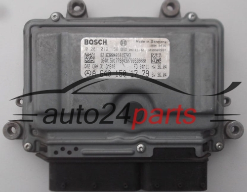 ECU CENTRALITA DE MOTOR  MERCEDES A 160 CDI BOSCH 0 281 012 158, A 640 150 17 79