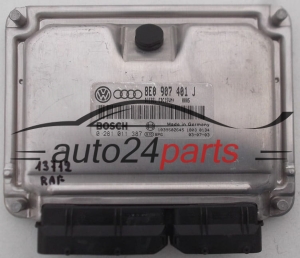 CENTRALITA DE MOTOR VOLKSWAGEN AUDI BOSCH 0 281 011 387, 0281011387, 8E0 907 401 J, 8E0907401J, 1039S02645