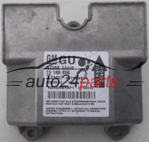 STEROWNIK MODUL PODUSZEK POWIETRZNYCH OPEL ZAFIRA B 13188856 GU, 13 188 856 GU, 93186390, 6235479, 62 35 479 - SP10, 11, 12, 13, 14, 15