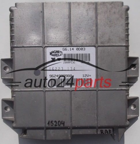 CENTRALINA DO MOTORE CITROEN PEUGEOT Magneti Marelli G6.14 0D03,  16223.134,  9624999980