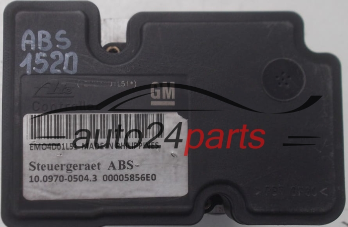 ABS CENTRALINA POMPA OPEL ASTRA H ZAFIRA B GM 24447833 GN, ATE 10.0207-0020.4, 10020700204, 10.0970-0504.3, 10097005043