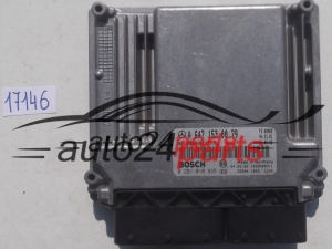 ECU CENTRALITA DE MOTOR MERCEDES W211 E270 2.7 CDI BOSCH 0 281 010 835, 0281010835, A 647 153 00 79, A6471530079, 6471530079