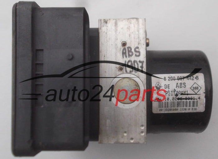 POMPE HYDRAULIQUE ET CALCULATEUR d'ABS  RENAULT LAGUNA 8200007442B, ATE 10.0206-0001.4,  P5IT2AAY1