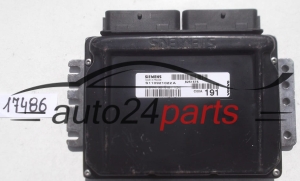 MOTORSTEUERGERÄT ECU STEUERGERÄT  VOLVO S40 V40 2.0T SIEMENS S110921022 A, S110921022A, 8251575, 191 
