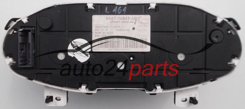 QUADRO STRUMENTI CRUSCOTTO CONTACHILOMETRI FORD VISTEON 8A6T-10849-AB, 8A6T10849AB, VP8A6T-10849-AB, VP8A6T10849AB