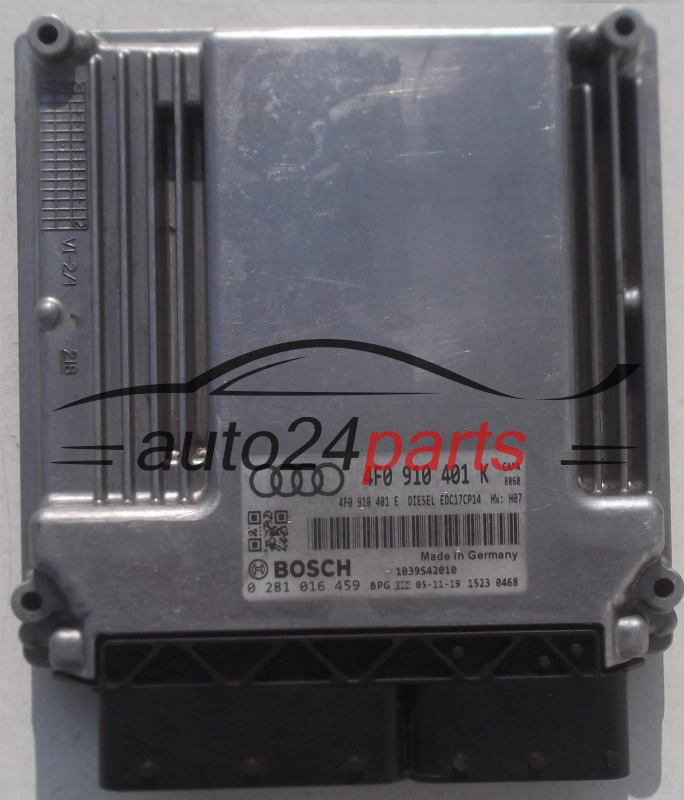 ECU CENTRALITA DE MOTOR AUDI A6 2.7 TDI 4F7910401K, 4F0907401E, BOSCH 0281016459