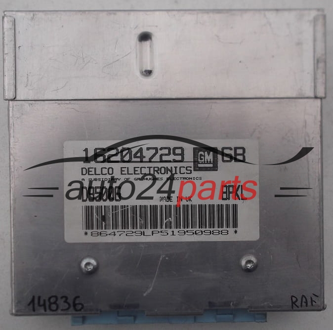 MOTORSTEUERGERÄT ECU STEUERGERAT OPEL ASTRA DELCO 16204729 GB, 16204729GB, BPKL