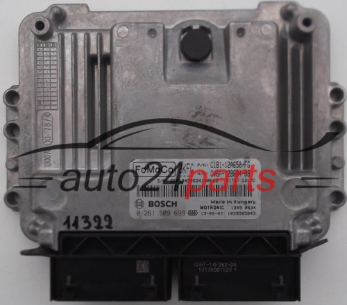 MOTORSTEUERGERÄT ECU STEUERGERAT FORD FOCUS BOSCH 0 261 S09 699, 0261S09699, C1B1-12A650-FG, C1B112A650FG, CV6A-12B684-BB, CV6A12B684BB 