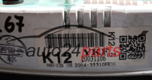 HYUNDAI GETZ 1.5 CRDI K12 20031106 940031C550, 94003-1C550, 200435310H, 2004-35310H