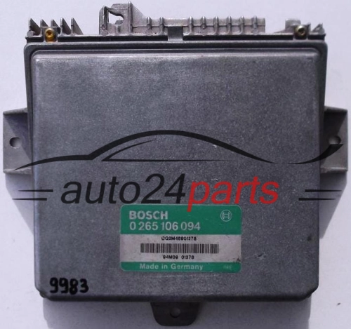KOMPUTER STEROWNIK SILNIKA PEUGEOT 605, CITROEN XM, BOSCH 0 265 106 094, 0265106094 