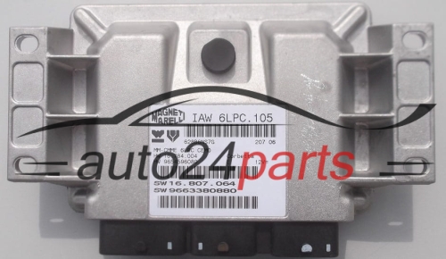 ECU CENTRALITA DE MOTOR  PEUGEOT 207 1.4 MAGNETI MARELLI IAW 6LPC.105