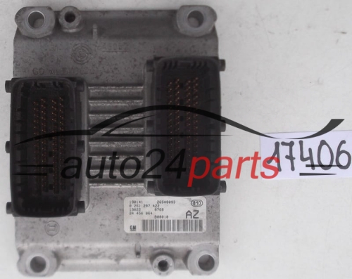 Μονάδα Ελέγχου Κινητήρα OPEL AGILA 1.0 Z10XE BOSCH 0 261 207 422