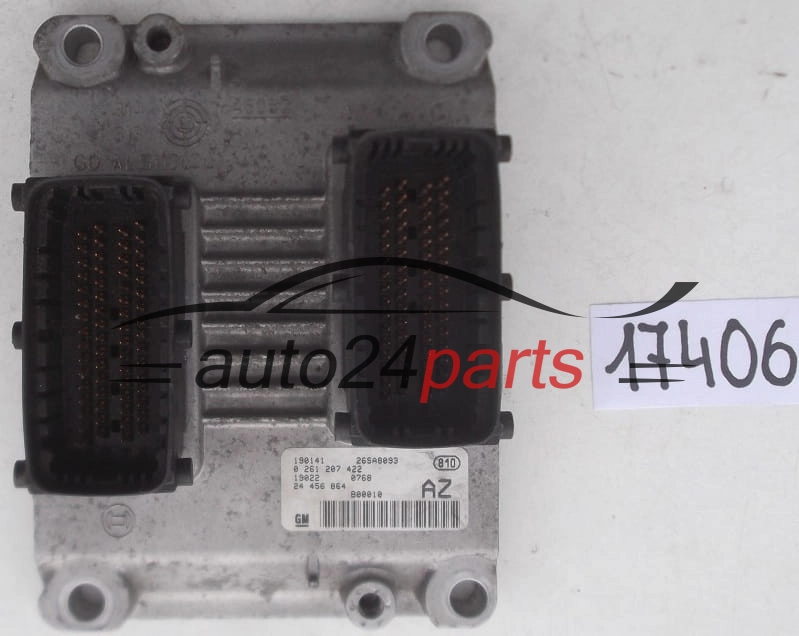 Μονάδα Ελέγχου Κινητήρα OPEL AGILA 1.0 Z10XE BOSCH 0 261 207 422