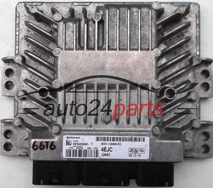 CALCULATEUR MOTEUR FORD FIESTA 1.4 TDCI 8V21-12A650-EC, 8V2112A650EC, 5WS40584C-T, 5WS40584CT, 4EJC, J38AC