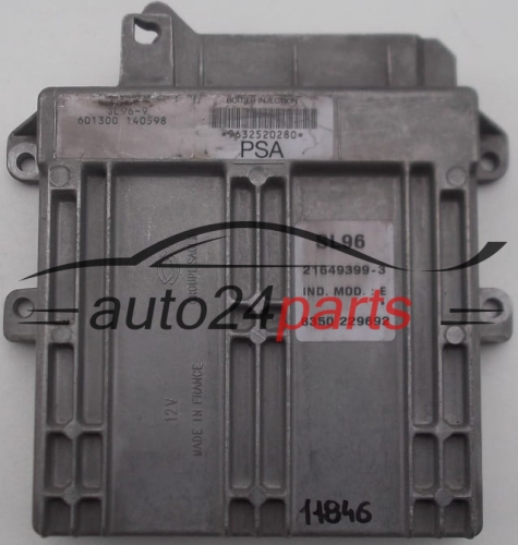 Μονάδα Ελέγχου Κινητήρα   CITROEN PEUGEOT Sagem 21649399-3,  9632520280
