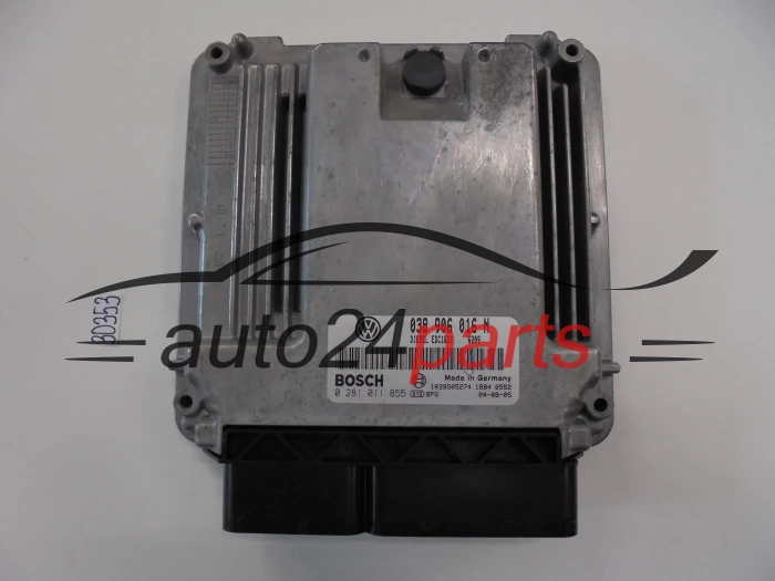 KOMPUTER STEROWNIK SILNIKA VW VOLKSWAGEN T5 1.9 TDI 038906016N, 038 906 016 N BOSCH 0281011855, 0 281 011 855