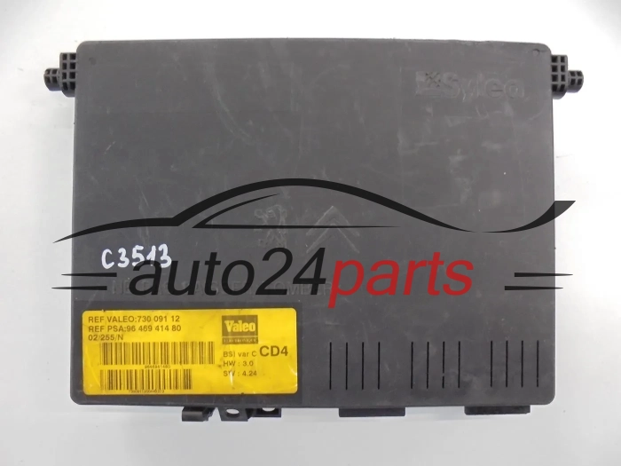 CENTRALKA MODUL BSI PEUGEOT 406 VALEO 730 091 12, 73009112, 96 469 414 80, 9646941480, CD4