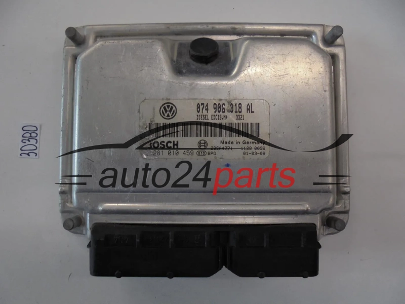 KOMPUTER STEROWNIK SILNIKA VW VOLKSWAGEN T4 2.5 TDI 074906018AL, 074 906 018 AL BOSCH 0281010459, 0 281 010 459