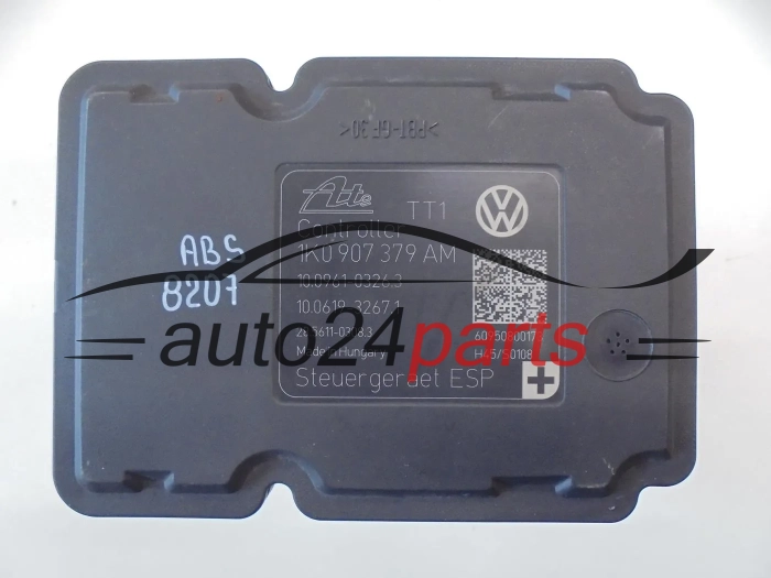 Bomba ABS y centralita VOLKSWAGEN AUDI GOLF SEAT SKODA 1K0 614 517 BB / 1K0614517BB / 10.0212-0308.4 / 10021203084 / 1K0 907 379 AM / 1K0907379AM / 10.0961-0326.3 / 10096103263 / 10.0619-3267.1 / 10061932671