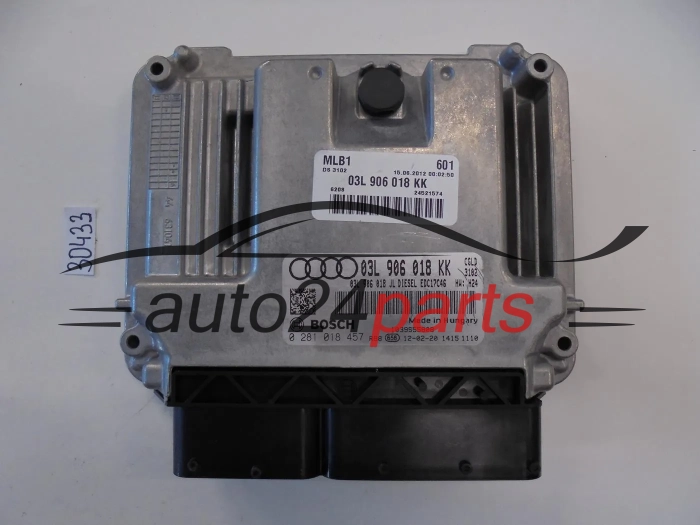 Μονάδα Ελέγχου Κινητήρα AUDI 0281018457 03L906018KK EDC17C46
