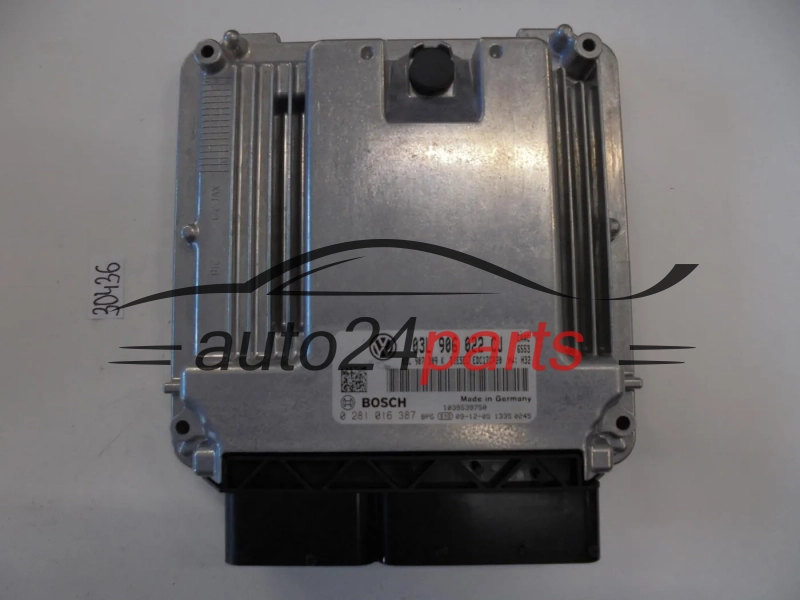 Μονάδα Ελέγχου Κινητήρα VW VOLKSWAGEN 03L906022CJ BOSCH 0281016387 EDC17CP20
