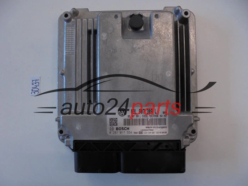 Calculateur Moteur VOLKSWAGEN 0281017554 03L907309L EDC17CP20