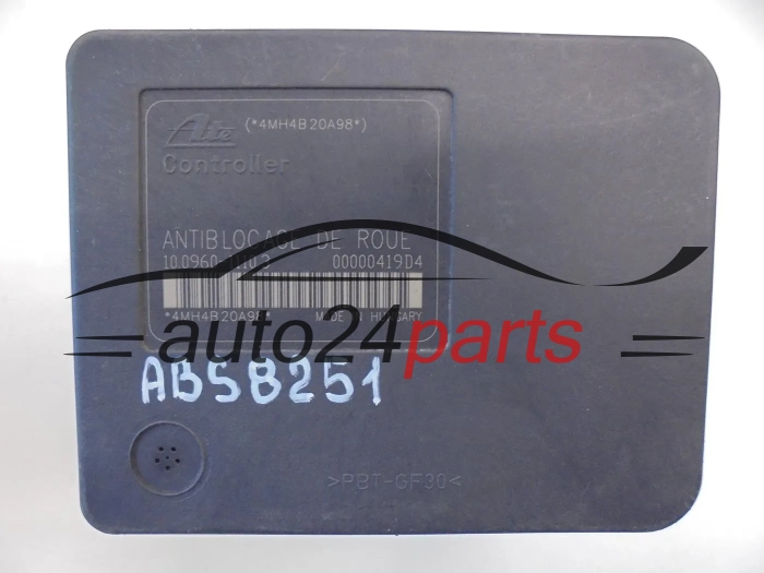 ABS POMPA I STEROWNIK CITROEN 96 417 673 80, 9641767380, ATE 10.0206-0003.4, 10020600034, 10.0960-1110.3, 10096011103