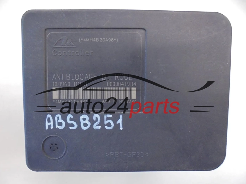 ABS POMPA I STEROWNIK CITROEN 96 417 673 80, 9641767380, ATE 10.0206-0003.4, 10020600034, 10.0960-1110.3, 10096011103
