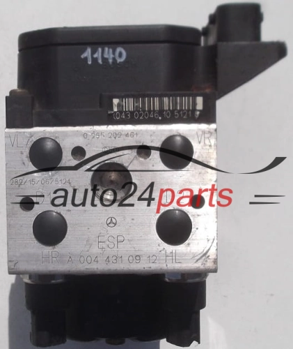 BOSCH 0 265 202 461, 0265202461, A 004 431 09 12, A0044310912 