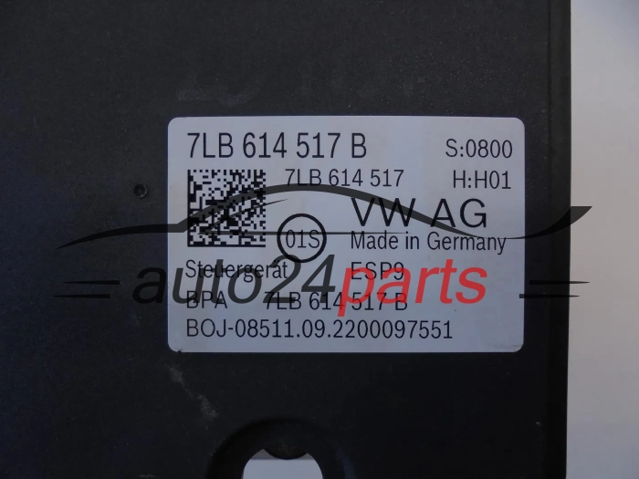 POMPA I STEROWNIK ABS VOLKSWAGEN 0265293569 7LB614517B 0265956698