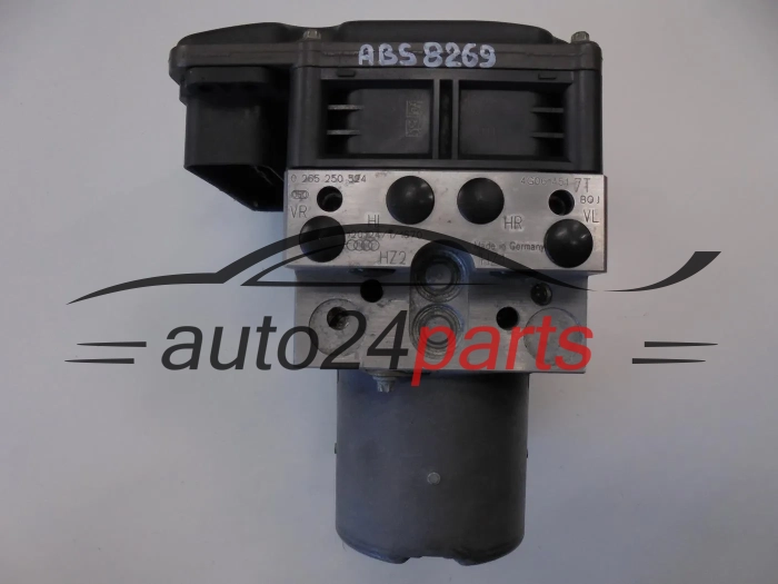 POMPE ABS ET CALCULATEUR  AUDI 0265250524 4G0614517T 4G0907379K 0265960437