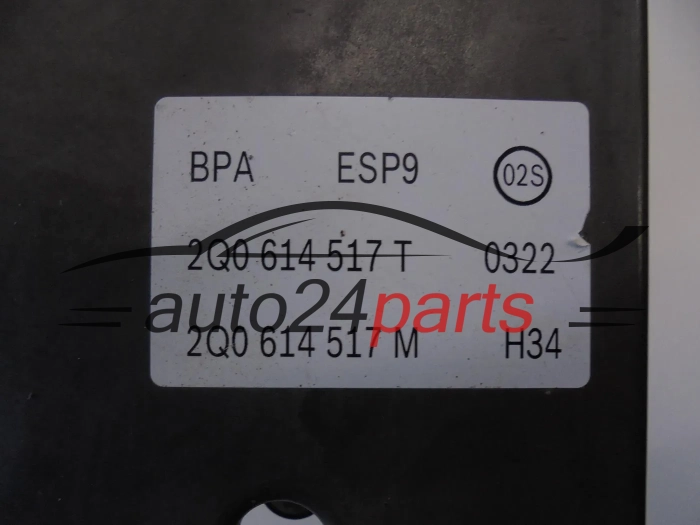 POMPE ABS ET CALCULATEUR  VOLKSWAGEN 2Q0614517T 0265258085 0265956687