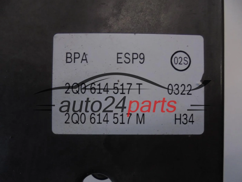 Bomba de ABS  VOLKSWAGEN 2Q0614517T 0265258085 0265956687