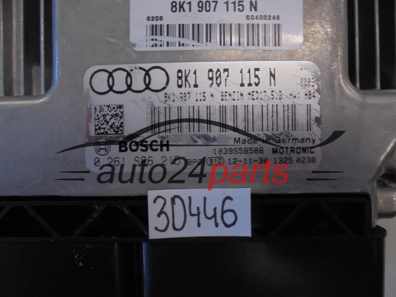 Μονάδα Ελέγχου Κινητήρα   AUDI 0261S06215 8K1907115N MED17.5.2