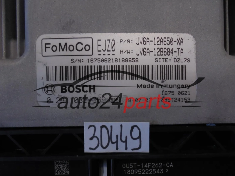 CENTRALINA MOTORE FORD 0281035369 JV6A-12A650-XA JV6A12A650XA