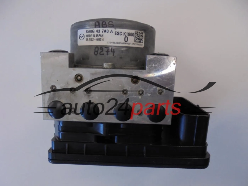 POMPE ABS ET CALCULATEUR MAZDA KA0G437A0A 06.2109-7650.3 06210976503