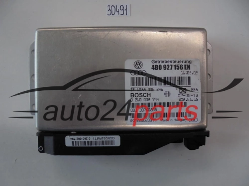 STEROWNIK SKRZYNI AUTOMATYCZNEJ AUDI 3.0 V6 BOSCH 0 260 002 794, 0260002794, 4B0 927 156 EN, 4B0927156EN