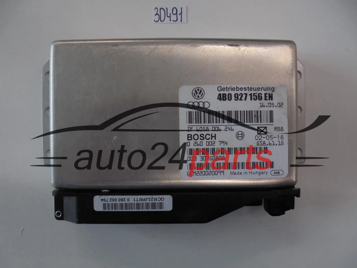 STEROWNIK SKRZYNI AUTOMATYCZNEJ AUDI 3.0 V6 BOSCH 0 260 002 794, 0260002794, 4B0 927 156 EN, 4B0927156EN