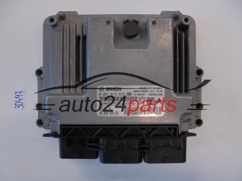 CENTRALINA MOTORE   CITROEN PEUGEOT 0281019829 9806002080