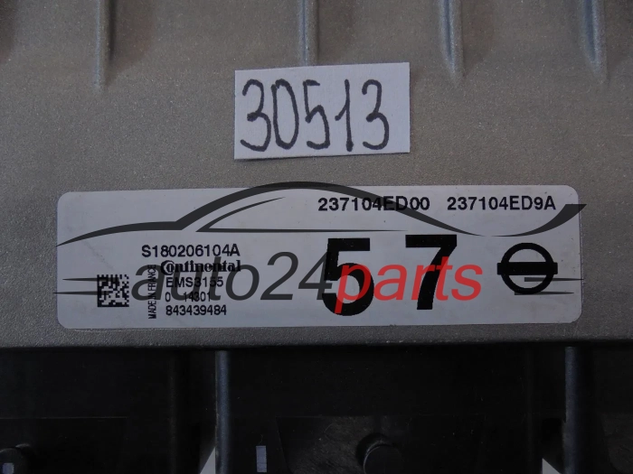 Centralina motore NISSAN S180206104A 237104ED00
