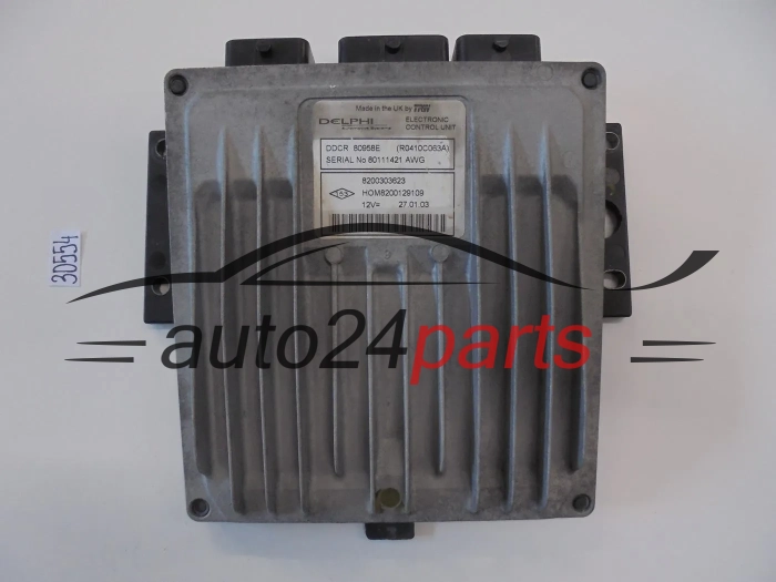 Sterownik silnika Renault Clio Kangoo 1.5 DCI R0410C063A 8200303623