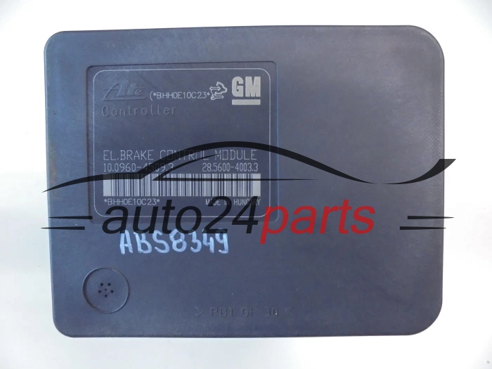 ABS POMPA I STEROWNIK OPEL ASTRA J GM 13332612 AA1, ATE 10.0206-0408.4, 10020604084, 10.0960-4509.3, 10096045093, 28.5600-4003.3, 28560040033