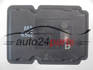 ABS Pump VOLKSWAGEN AUDI GOLF SEAT 1K0 614 517 DR / 1K0614517DR / 25021219194 / 1K0 907 379 BL / 1K0907379BL / 10096103643 / 10061939551 / 28561054513
