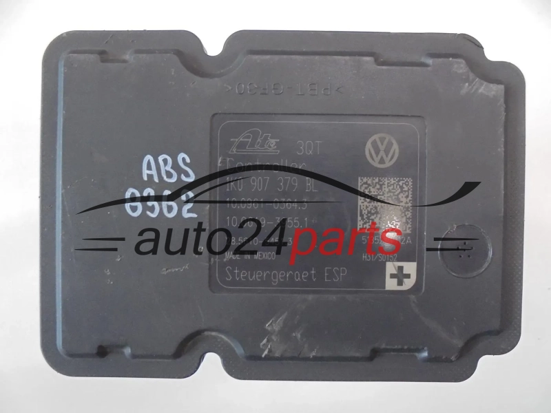 ABS Pump VOLKSWAGEN AUDI GOLF SEAT 1K0 614 517 DR / 1K0614517DR / 25021219194 / 1K0 907 379 BL / 1K0907379BL / 10096103643 / 10061939551 / 28561054513