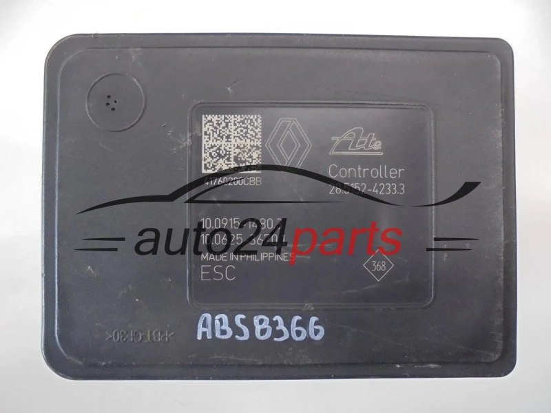 ABS Pumpe und steuergerat RENAULT 476607355R 10.0915-1480.3 10091514803