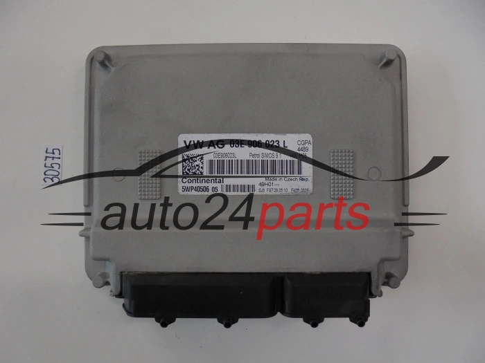 KOMPUTER STEROWNIK SILNIKA VW VOLKSWAGEN POLO 1.2 03E906023L, 03E 906 023 L, SIEMENS 5WP40506 05 PETROL SIMOS 9.1 CGPA 4489