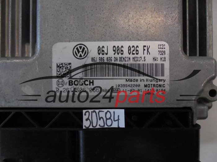 Motorsteuergerät VOLKSWAGEN 0261S06066 06J906026FK MED17.5